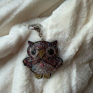 Owl Keychain purse Bling